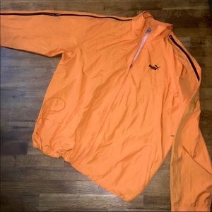 Puma sports orange blazer windbreak